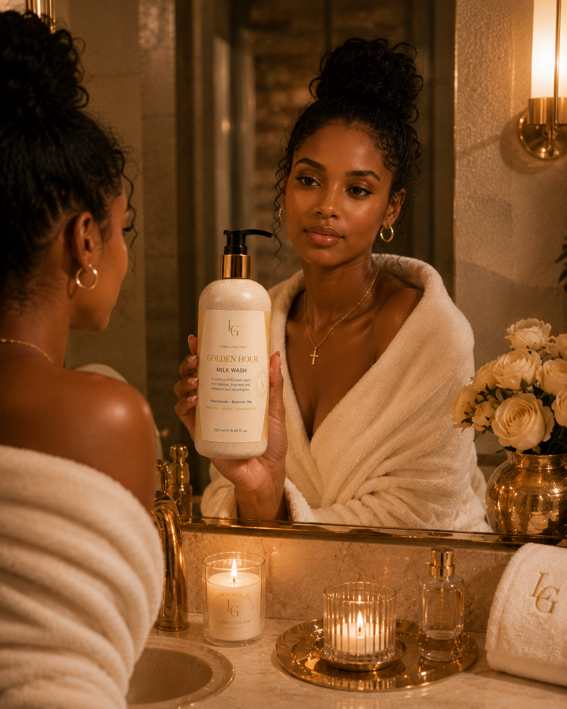 GOLDEN HOUR Milk Wash Niacinamide + Botanical Oils