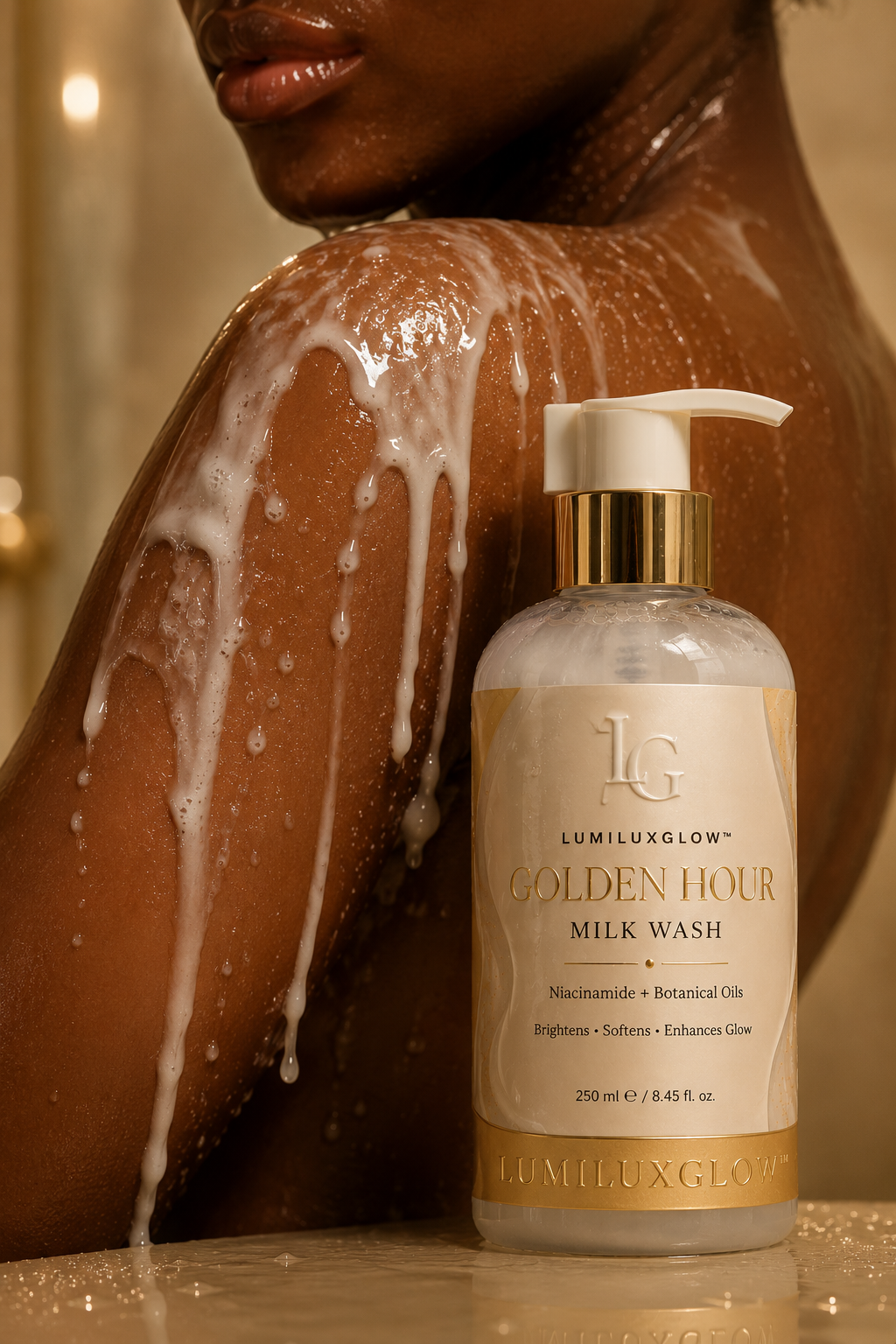 GOLDEN HOUR Milk Wash Niacinamide + Botanical Oils