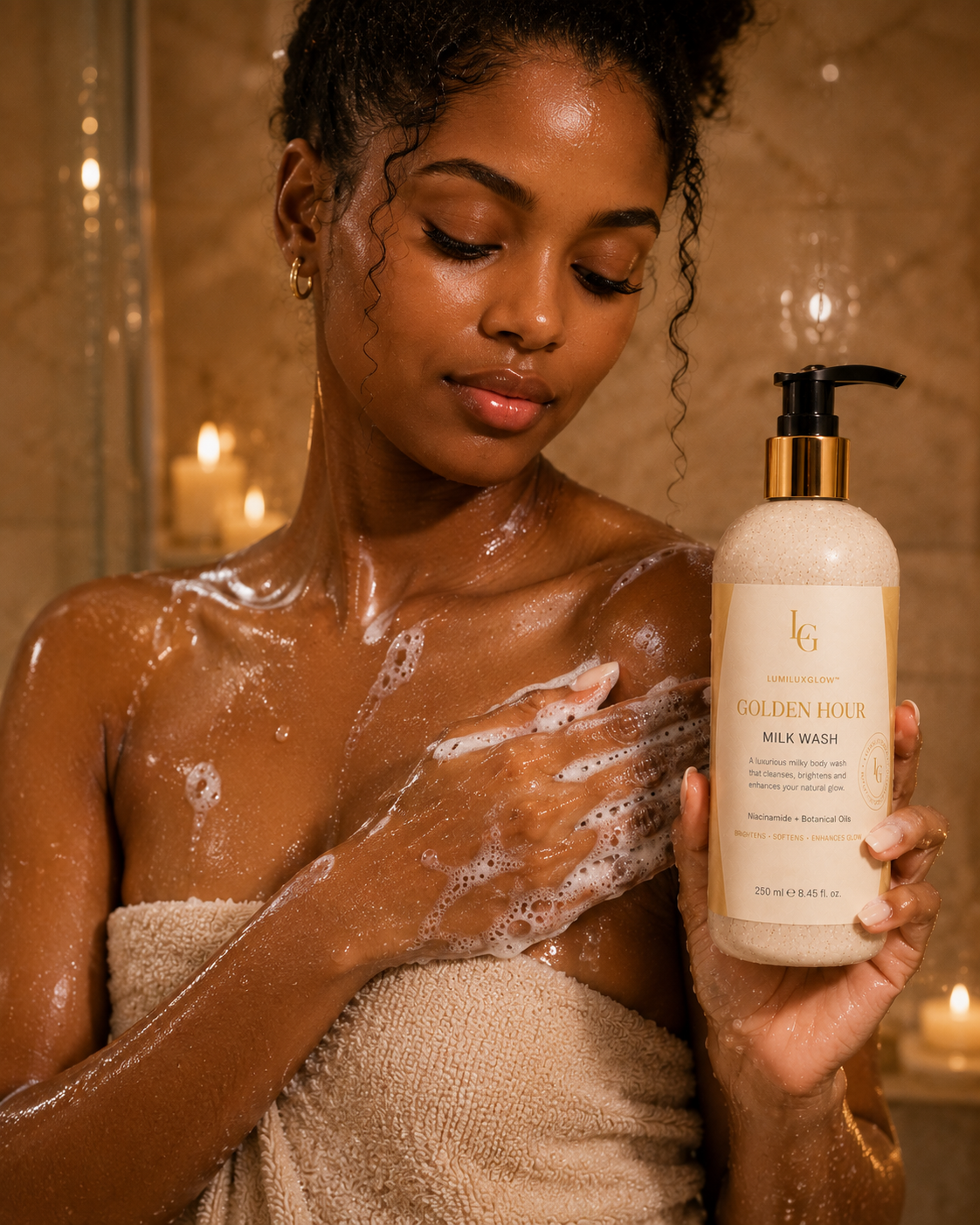 GOLDEN HOUR Milk Wash Niacinamide + Botanical Oils