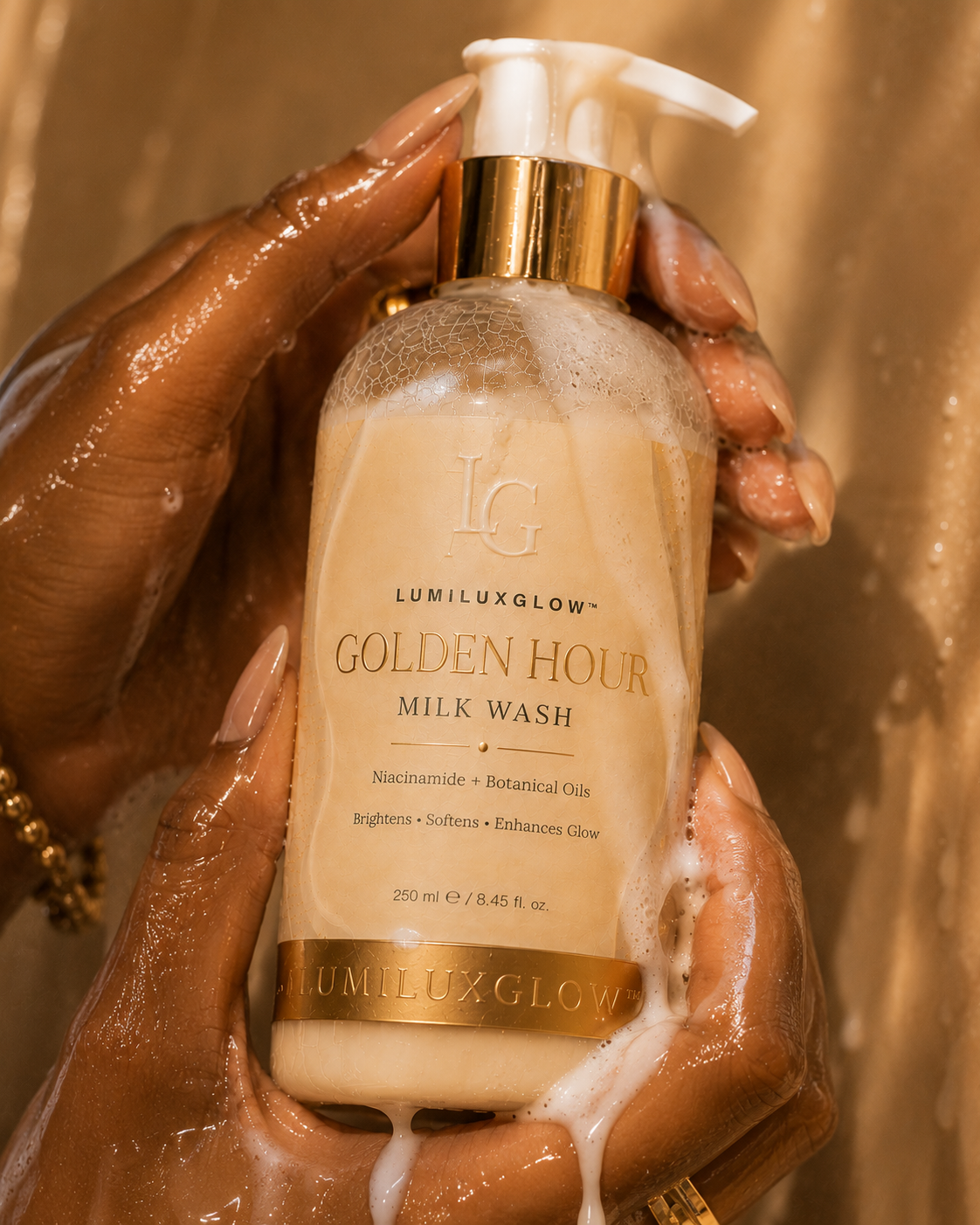 GOLDEN HOUR Milk Wash  Niacinamide + Botanical Oils
