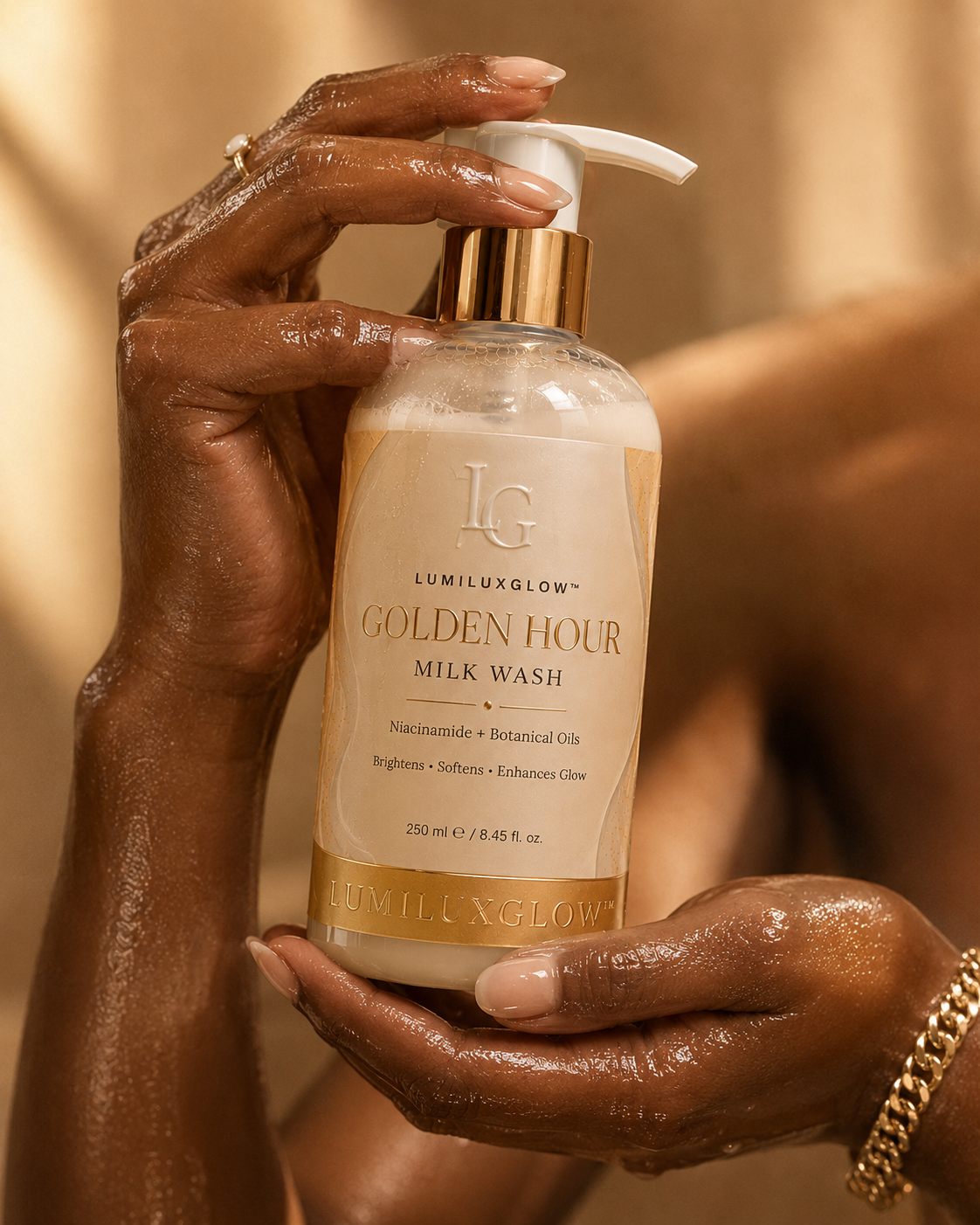 GOLDEN HOUR Milk Wash  Niacinamide + Botanical Oils