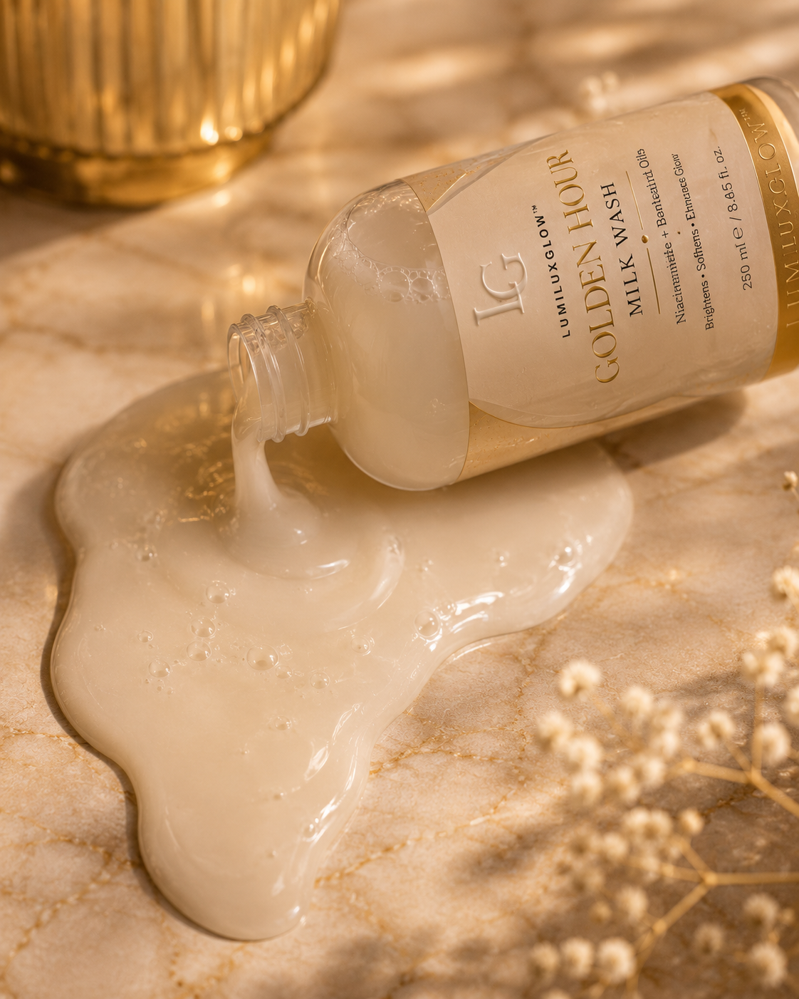 GOLDEN HOUR Milk Wash  Niacinamide + Botanical Oils