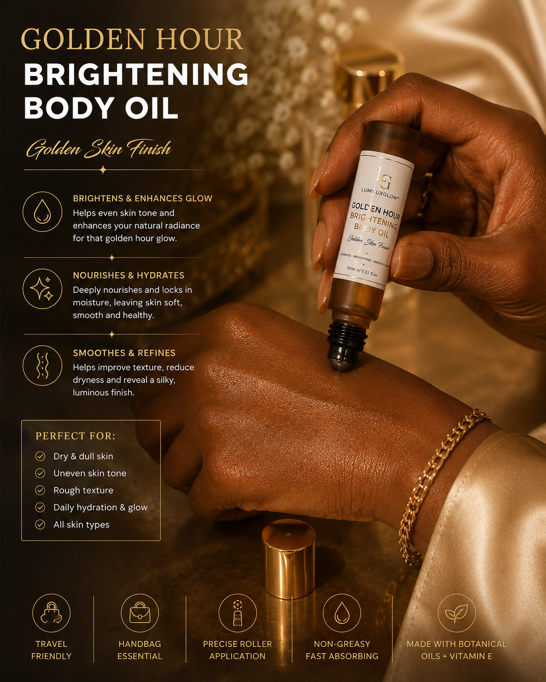 GOLDEN HOUR Brightening Body Oil
