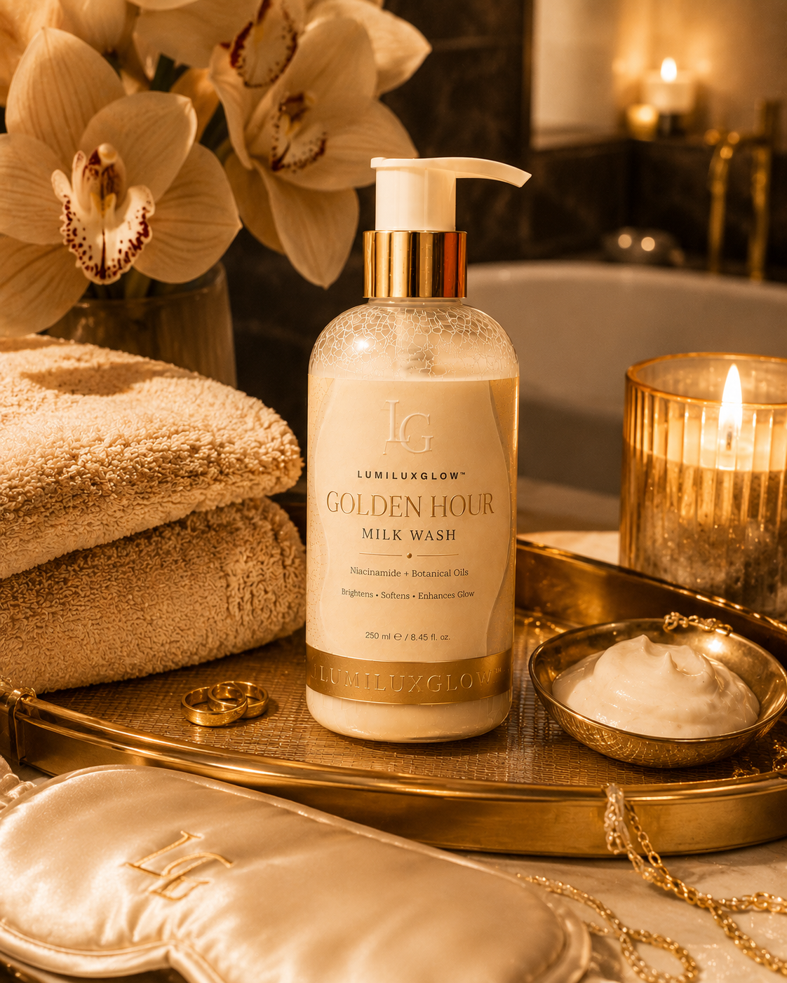 GOLDEN HOUR Milk Wash  Niacinamide + Botanical Oils