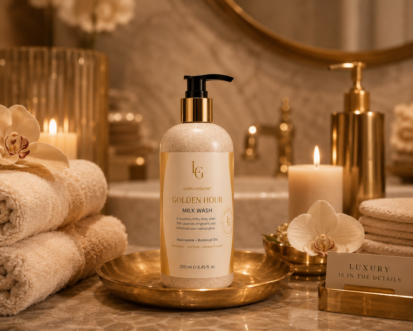 GOLDEN HOUR Milk Wash  Niacinamide + Botanical Oils
