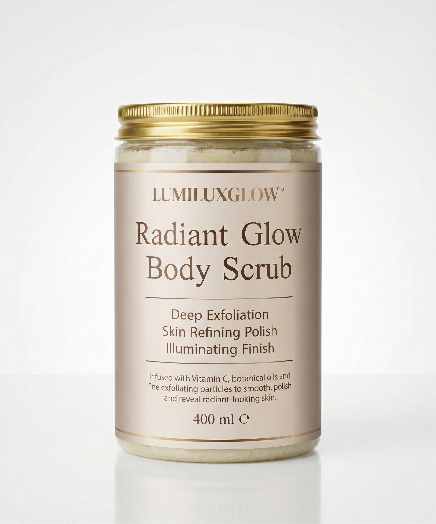 Radiant Glow vitamin c  Body Scrub – 400ml